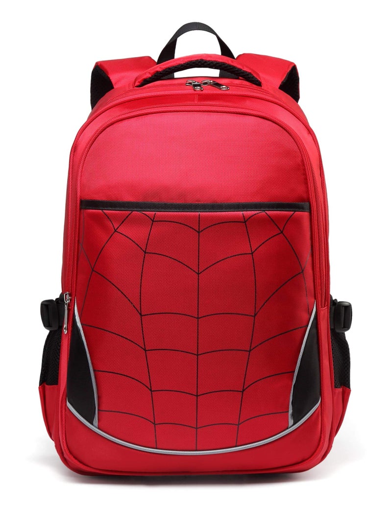 BLUEFAIRY Kids Backpack for Boys Kindergarten Elementary Primary School Bookbags Back to School Bags with Large Campartments Mochilas para Escolares NiÃƒÂ±os 17" Dark Red - Image 1
